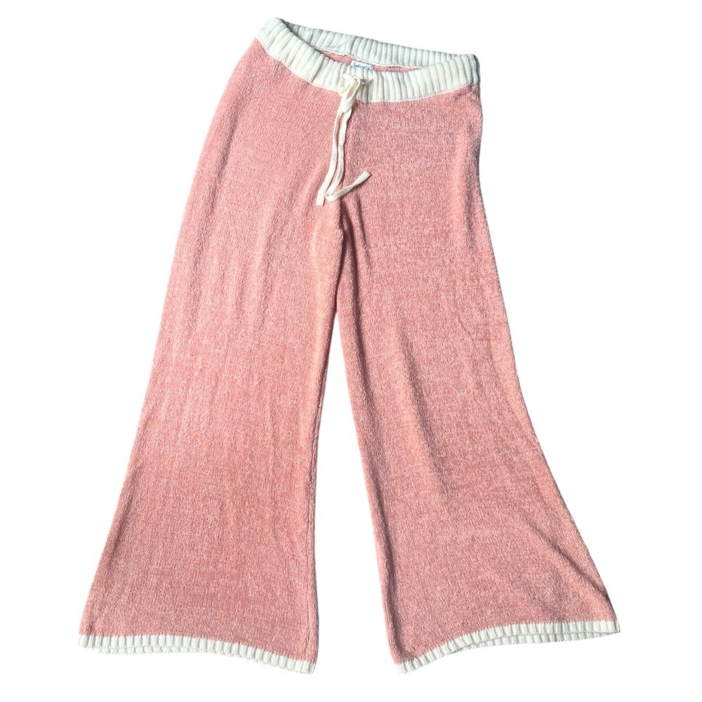 Splendid sweater knit flared leg pants